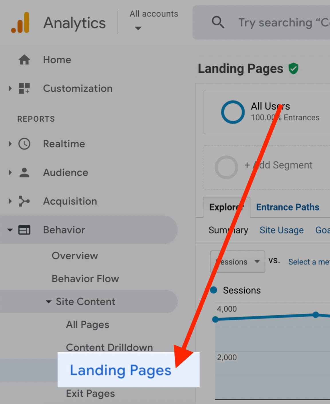 como melhorar seo - google analytics