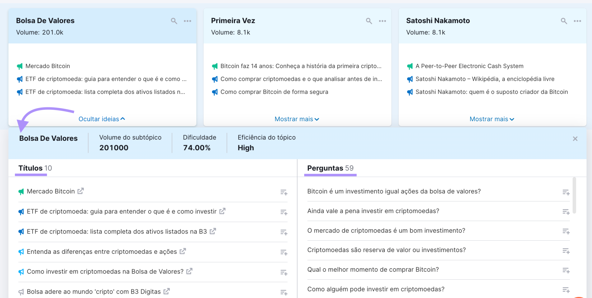 busca sobre tokstok.com.br na ferramenta Análise de Backlink