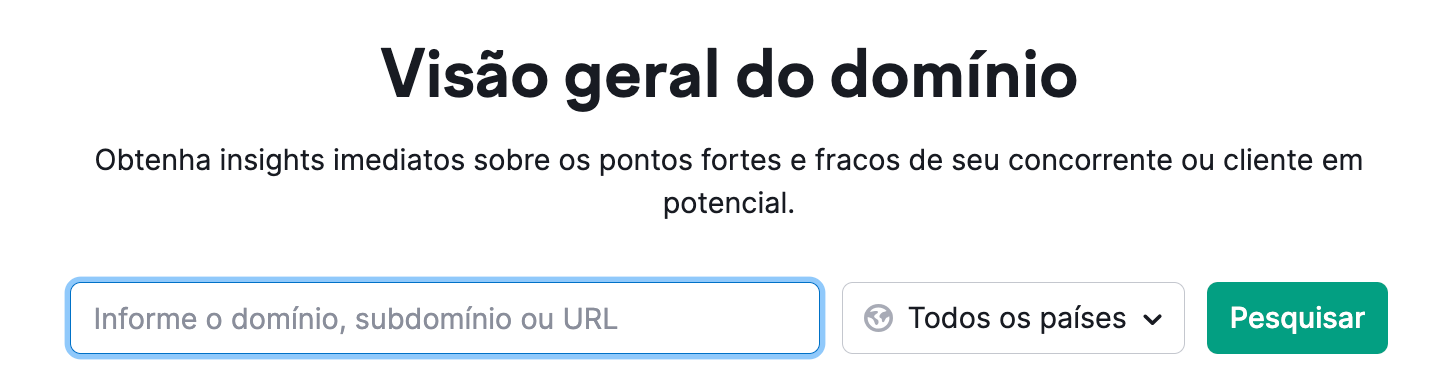 ferramenta visão geral de domínio