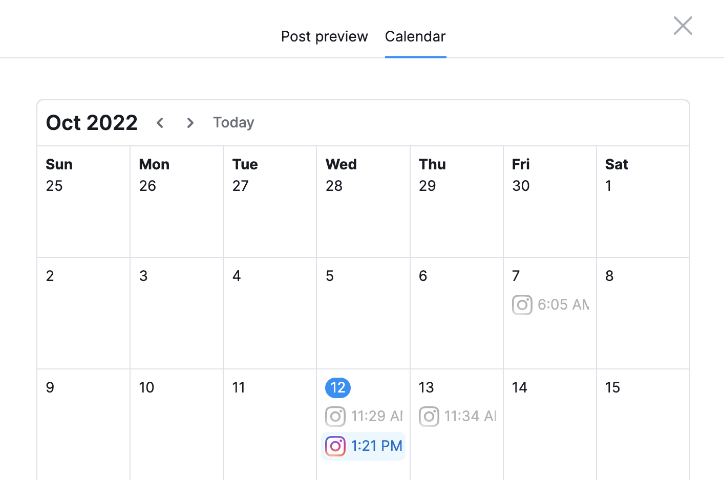 calendário de publicações