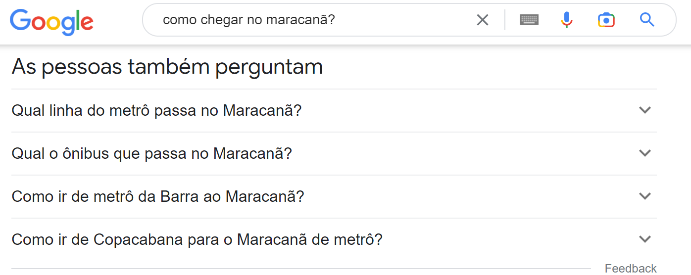 SERP features - faq