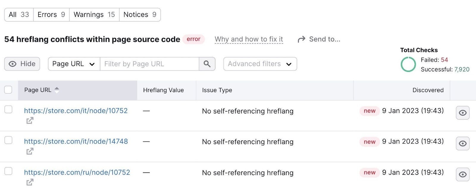 hreflang references