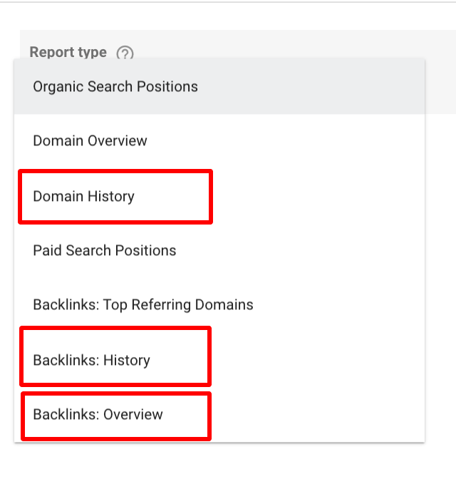Tipos de relatório de SEO no Google Looker Studio