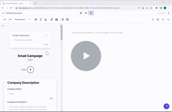 gerador de conteúdo de ia - Jasper.ai