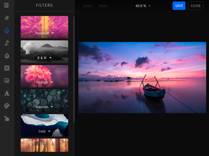 Editor de Imagens do Semrush Social